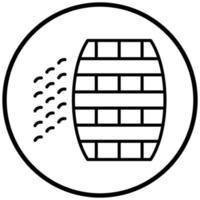 Barrel Leak Icon Style vector