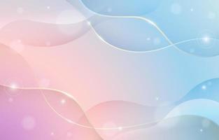 Abstract Wave Pastel Background vector