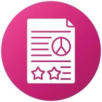 Policy Icon Style vector