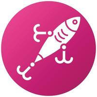 Fishing Lure Icon Style vector