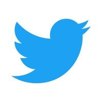 Twitter logotype bird. Twitter is an online social networking service