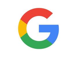 Google Logo Isolated. Editorial Vector icon