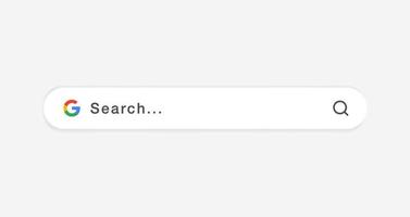 Popular Google search browser window display box