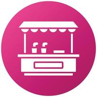 Drinks Stall Icon Style vector