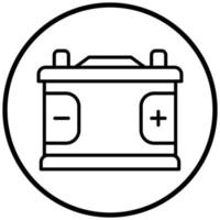 Accumulator Icon Style vector