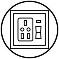 Socket Icon Style vector