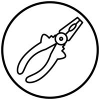 Pliers Icon Style vector