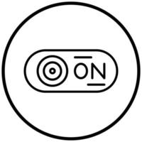 On Off Switch Icon Style vector