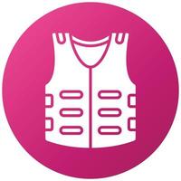 Body Armor Icon Style vector