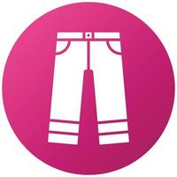 Pants Icon Style vector