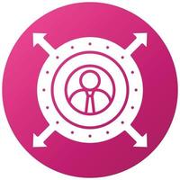 Career Growth Opportunity Icon Style vector