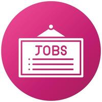 Job Board Icon Style vector