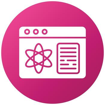 Data Science Icon Style vector