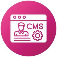Cms Icon Style vector