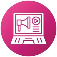 Digital Pr Icon Style vector