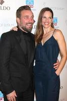 LOS ANGELES, FEB 19 -  Brian Bowen Smith, Hilary Swank at the Icons of the Awards Pre-Oscar Party at a Mr C Beverly Hills on February 19, 2015 in Beverly Hills, CA photo