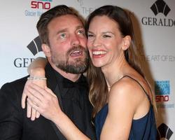 LOS ANGELES, FEB 19 -  Brian Bowen Smith, Hilary Swank at the Icons of the Awards Pre-Oscar Party at a Mr C Beverly Hills on February 19, 2015 in Beverly Hills, CA photo