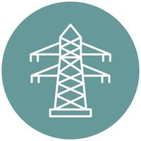 Transmission Tower Icon Style vector