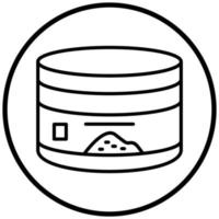 Powder Icon Style vector