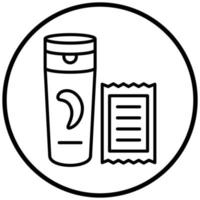 Shampoo Icon Style vector