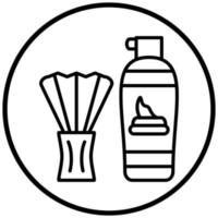 Shave Icon Style vector