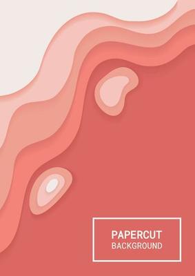 papercut background vector design abstract wallpaper