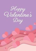 happy valentine day card or wedding card vector  design