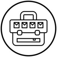 Briefcase Icon Style vector