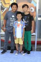 LOS ANGELES, JUL 17 -  Hudson Yang, Forrest Wheeler, Ian Chen at the  Ice Age - Collision Course  at the 20th Century Fox Lot on July 17, 2016 in Los Angeles, CA photo