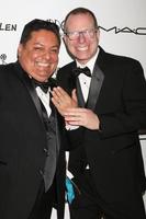 LOS ANGELES, FEB 20 -  Geroge Guzman, Craig Astrachan at the Make-Up Artists And Hair Stylists Guild Awards at the Paramount Studios on February 20, 2016 in Los Angeles, CA photo