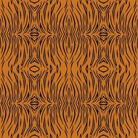 patrón vectorial sin costuras de piel de tigre. diseño de fondo, decoración textil, estampado animal. vector