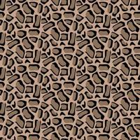 Vector seamless pattern of clouded leopard skin. Background design, textile decoration, animalistic print.
