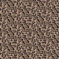 Vector seamless pattern of clouded leopard skin. Background design, textile decoration, animalistic print.