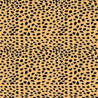 Vector seamless pattern of cheetach cat skin. Background design, textile decoration, animalistic print.