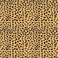 Vector seamless pattern of cheetach cat skin. Background design, textile decoration, animalistic print.