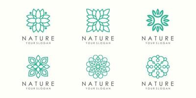 Abstract Elegant Ornament Logo and icon set. vector