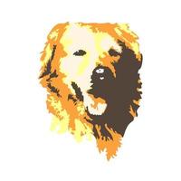 Dog in realistic style vector