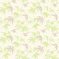 Seamless pattern of bamboo tree silhouettes. vector