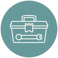 Tool Box Icon Style vector