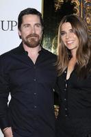 LOS ANGELES, MAR 1 -  Christian Bale, Sibi Blazic at the Knight of Cups Premiere at the The Theatre at The ACE Hotel on March 1, 2016 in Los Angeles, CA photo