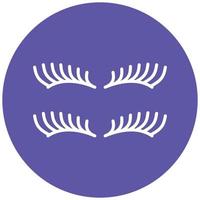 Eyelash Icon Style vector