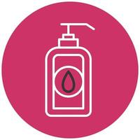 Face Cleanser Icon Style vector