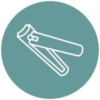 Nail Clipper Icon Style vector