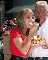 LOS ANGELES, AUG 23 -  Kim Matula, John McCook celebrating Kim s birthday at the Bold and Beautiful Fan Meet and Greet at the Farmers Market on August 23, 2013 in Los Angeles, CA photo