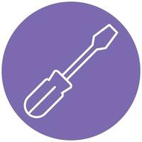 Screwdriver Icon Style vector