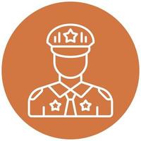 Officer Icon Style vector