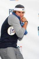 LOS ANGELES, JUL 30 -  Kike Hernandez at the Clayton Kershaw s 3rd Annual Ping Pong 4 Purpose at the Dodger Stadium on July 30, 2015in Los Angeles, CA photo