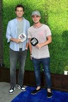 LOS ANGELES, JUL 30 -  Ben Lyons, Tom Felton at the Clayton Kershaw s 3rd Annual Ping Pong 4 Purpose at the Dodger Stadium on July 30, 2015in Los Angeles, CA photo