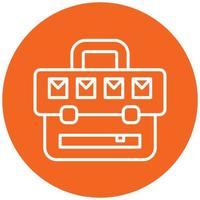 Briefcase Icon Style vector