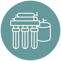 Water Filtration Icon Style vector